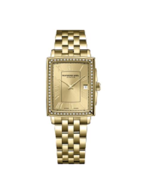 Other Designers Raymond Weil Toccata Quartz Diamond Gold Dial Ladies Watch 5925-PS-00100