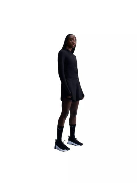 Nike Women's Zenvy Dri-FIT Full-Zip Long-Sleeve Top - Black