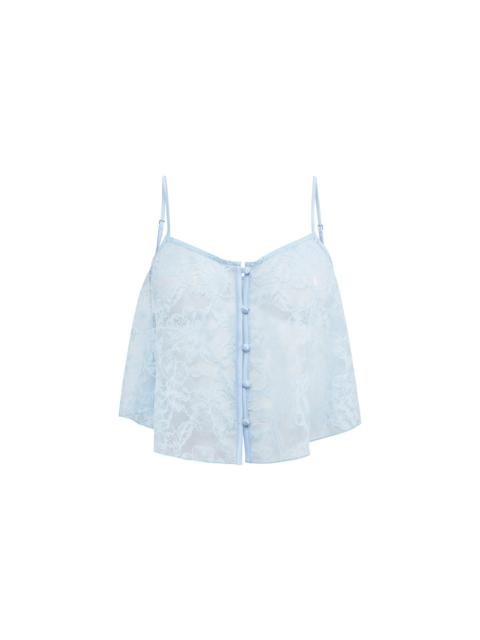 Fleur du Mal Jasmine Lace Flutter Cami