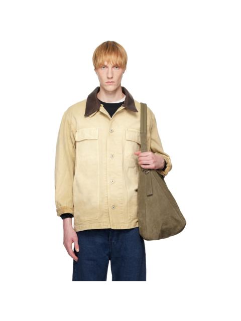 Beige Organic Cotton Duck Jacket
