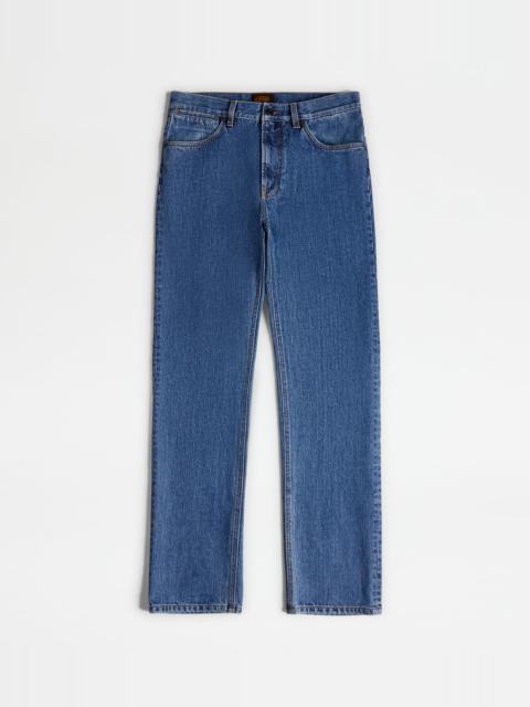 Tod's 5 POCKET JEANS - BLUE