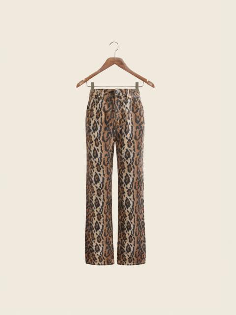 House of Sunny LEOPARD JESSIE DENIM