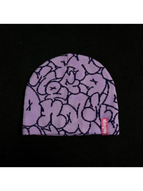 Other Designers Y2k Named Collective Graffiti Camo No Cuff Knit Hat Beanie