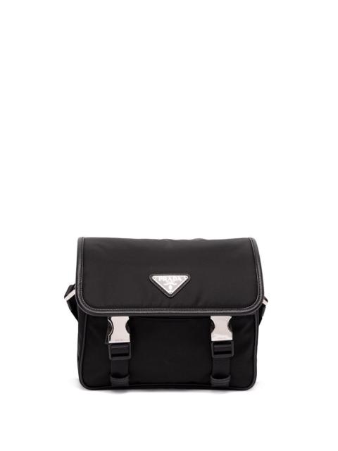 Prada Prada Men Re-Nylon And Saffiano Leather Shoulder Bag