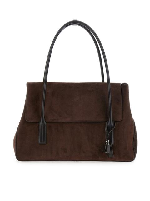 TOM FORD Tom Ford Women Large Eclipse Suede Bag