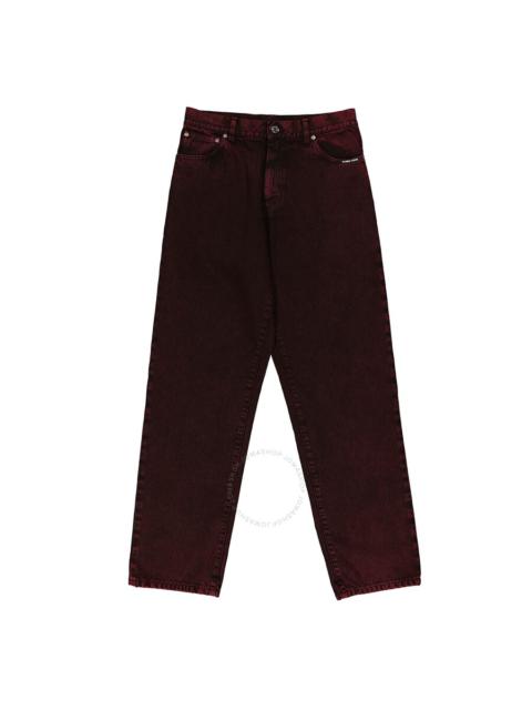 Other Designers Vtmnts Bordeaux Acid Wash Jeans