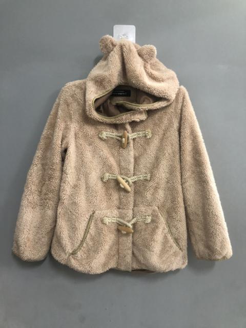 ISSEY MIYAKE MERCIBEAUCOUP Jacket Fleece Bear Ear Japan Jevois Enprie