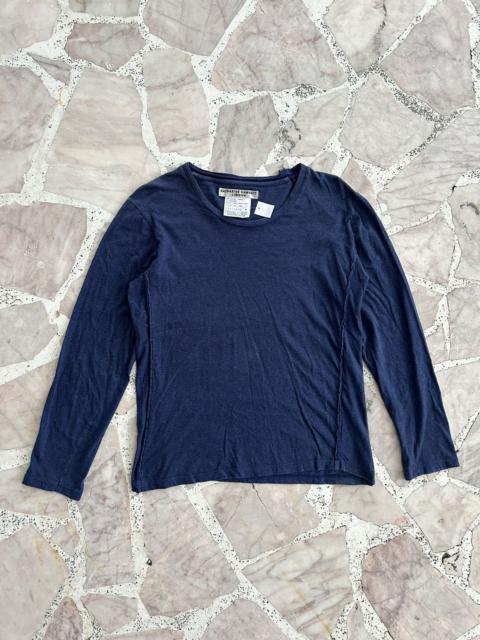 Other Designers Katharine Hamnett London - Longsleeve Blue Plain Tee