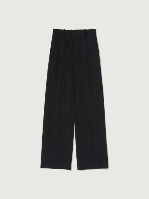 AURALEE HIGH-TWIST WOOL LINEN TWILL SLACKS