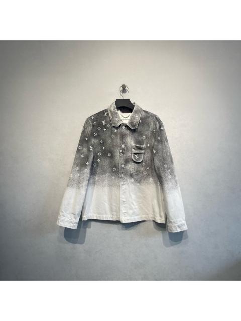 Louis Vuitton Louis Vuitton gradient starry sky denim shirt