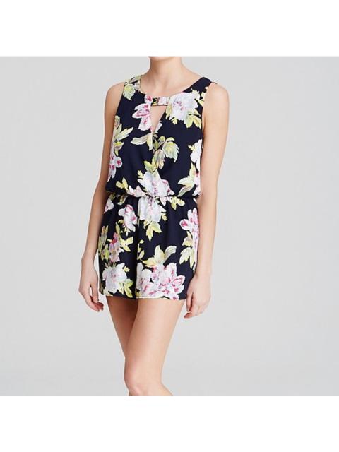 Other Designers Vintage Havana Navy Floral Romper