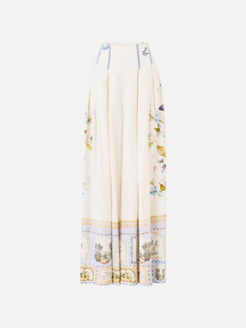 CAMILLA CORSET WAIST WIDE LEG PANT