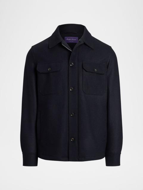 Ralph Lauren Men's Cashmere Blend Felton Overshirt