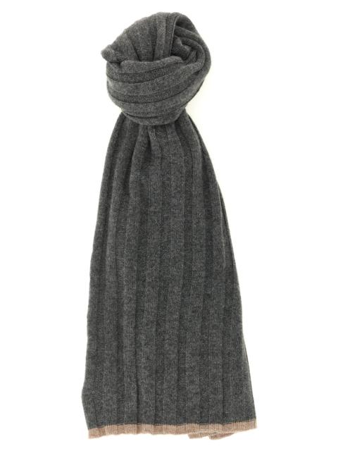 Brunello Cucinelli Brunello Cucinelli Men Ribbed Cashmere Knit Scarf