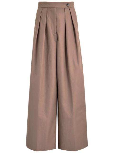 Dries Van Noten Pamplona Wide-leg Cotton Trousers