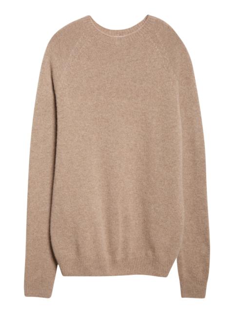 Sunspel Sunspel Lambswool Crewneck Sweater in Sandstone at Nordstrom