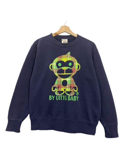 Other Designers Vintage - By Uittg Big Logo Crewneck Sweatshirt Size M