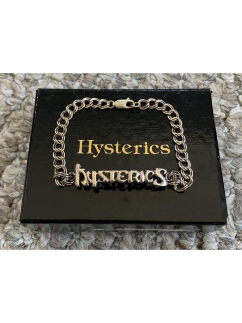 Hysteric Glamour Hysteric Glamour Sterling Silver Spellout Bracelet + Box