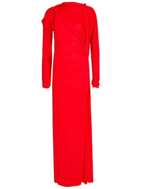 Victoria Beckham Victoria Beckham Draped Jersey Gown