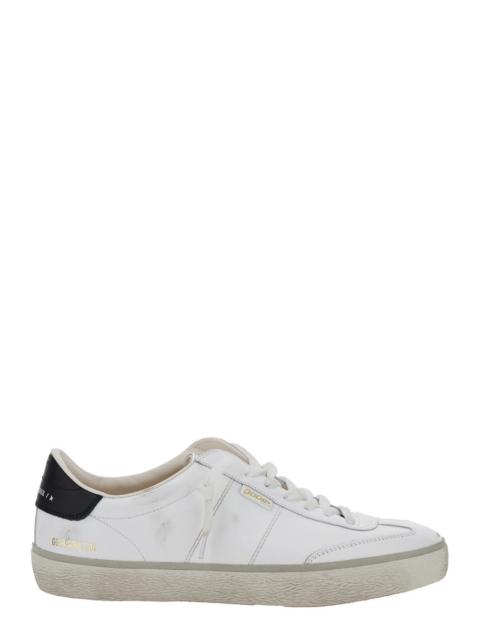 Golden Goose Golden Goose Men Sneaker 'Soul-Star' Low Top With Logo Patch On The Tongue And Lettering Logo On The