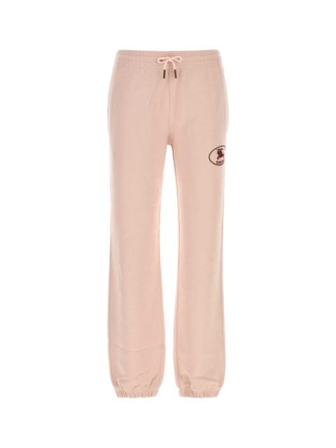 Burberry Burberry Women Pastel Pink Cotton Joggers