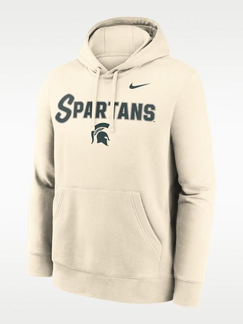 Nike Michigan State Primetime Club Men's Nike College Pullover Hoodie