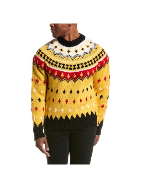 Moncler Moncler Wool & Alpaca-Blend Crewneck Sweater