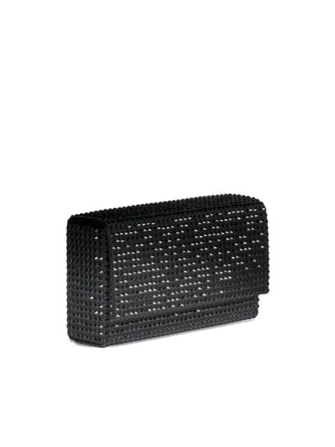 Amina Muaddi embellished clutch bag