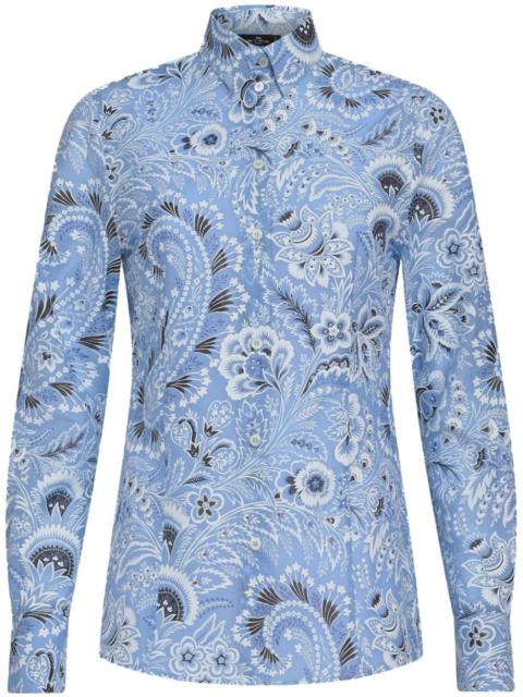 Etro Etro Women Cotton And Silk Blend Shirt