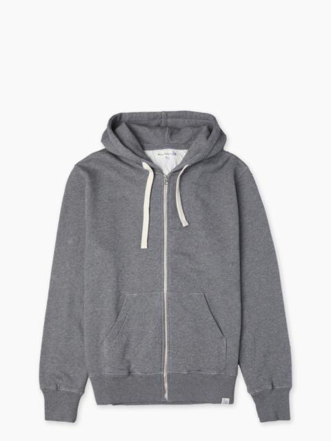 Merz b. Schwanen MERZ B. SCHWANEN HDJKT02 HOODED ZIP JACKET GREY MELANGE