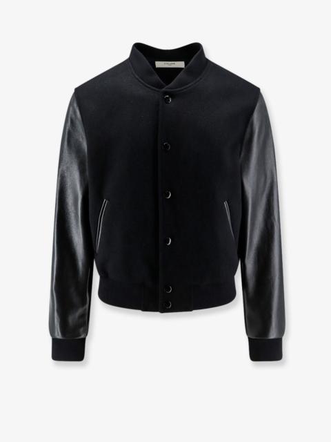 CELINE Celine Teddy Virgin Wool Jacket Black