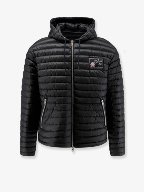 CELINE Celine Hooded Quilted Down Jacket Black