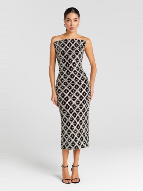 NADINE MERABI Larissa Black Dress