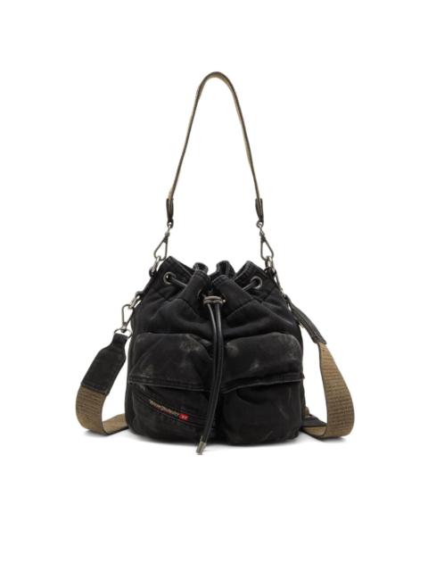 Diesel drawstring pocket shoulder bag