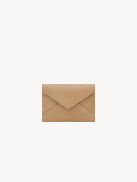 SAINT LAURENT LETTER PASSPORT CASE IN LEATHER