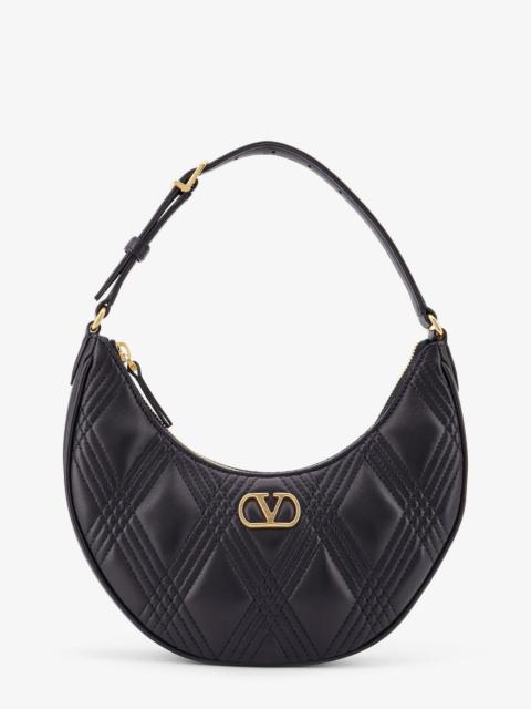 Valentino Valentino Garavani Quiltie 67 Leather Shoulder Bag With Vlogo