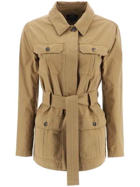 A.P.C. A.P.C. Safari Jacket With Matching Belt | balardi | REVERSIBLE