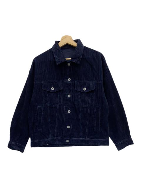 Other Designers Issey Miyake - 🇯🇵GU JEANS JAPAN VELVET CORDUROY TRUCKER JACKET