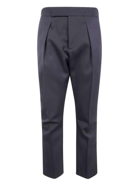 SAPIO button gabardine trousers