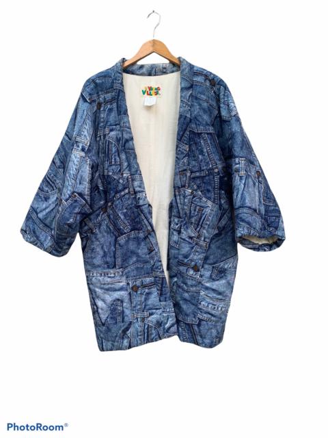 Other Designers Japanese - Vintage Young Village Jeans Motive Hanten