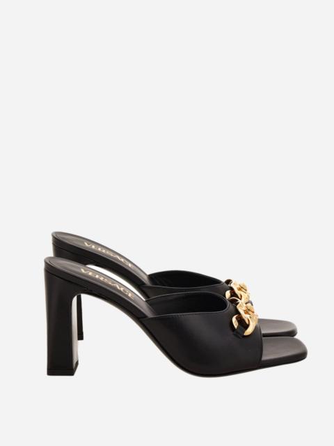 VERSACE Verse Icon Chain Mule In Calf
