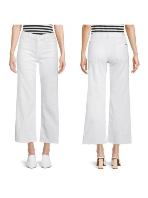 Other Designers Hudson Jeans - NWT Hudson Rosalie High Rise Wide Leg‎ Jeans in White Sz 25 $225