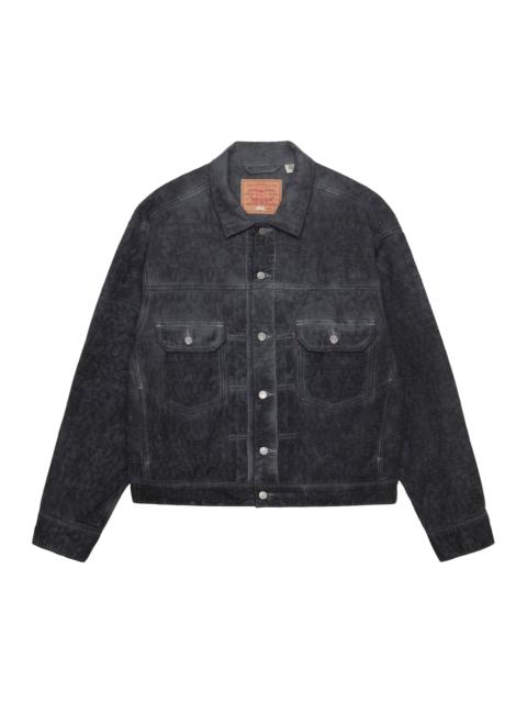 Levi's Levi's x Stussy Dyed Jacquard Trucker Jacket 'Black'