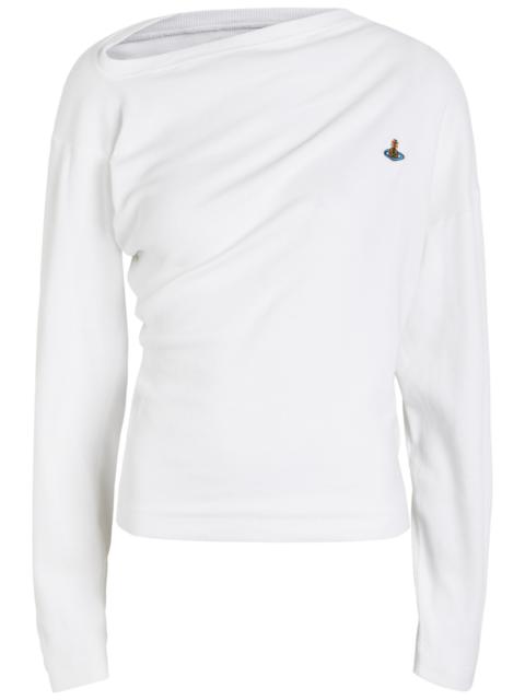 Vivienne Westwood Vivienne Westwood Hebo Asymmetric Stretch-cotton top