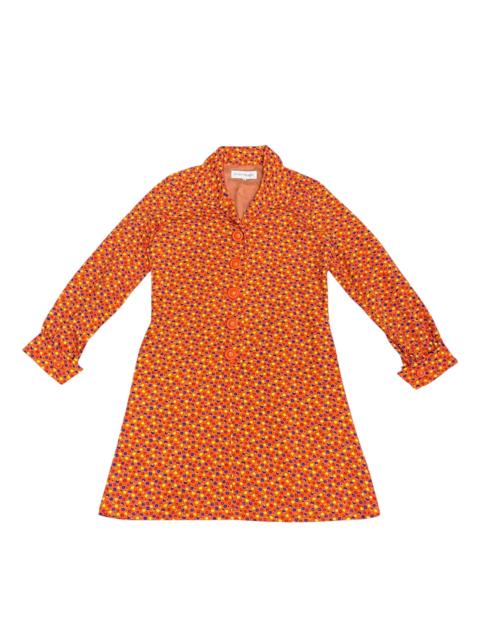 SAINT LAURENT 🔥Vintage Yves Saint Laurent Floral Half Button Dress Japan