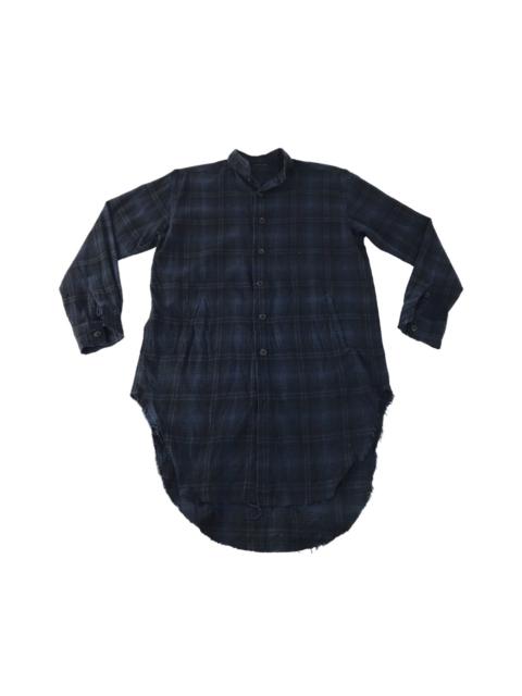 Other Designers Vintage - Moonage Devilment Long Flannel Shirt Button Up Plaid Check