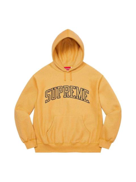 Supreme Glitter Arc Hooded Sweatshirt 'Yellow' SUP-SS23-150