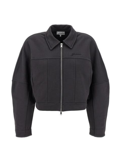 GANNI 'Heavy Terry Jersey' bomber jacket