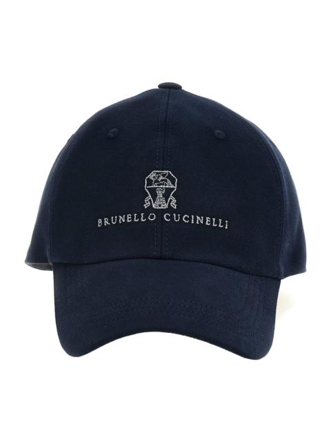 Brunello Cucinelli Logo Embroidery Cap