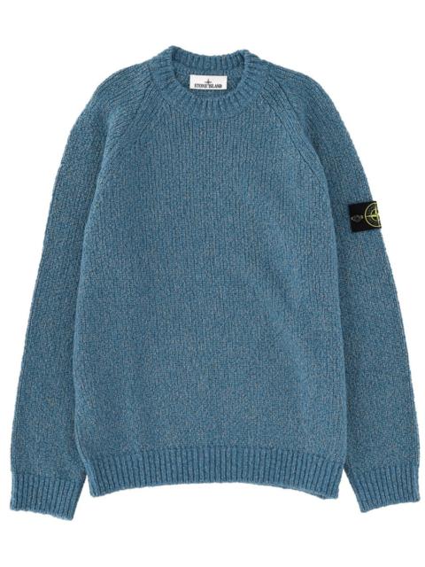Stone Island WOOL BLEND SWEATER WITH LOGO PATCH